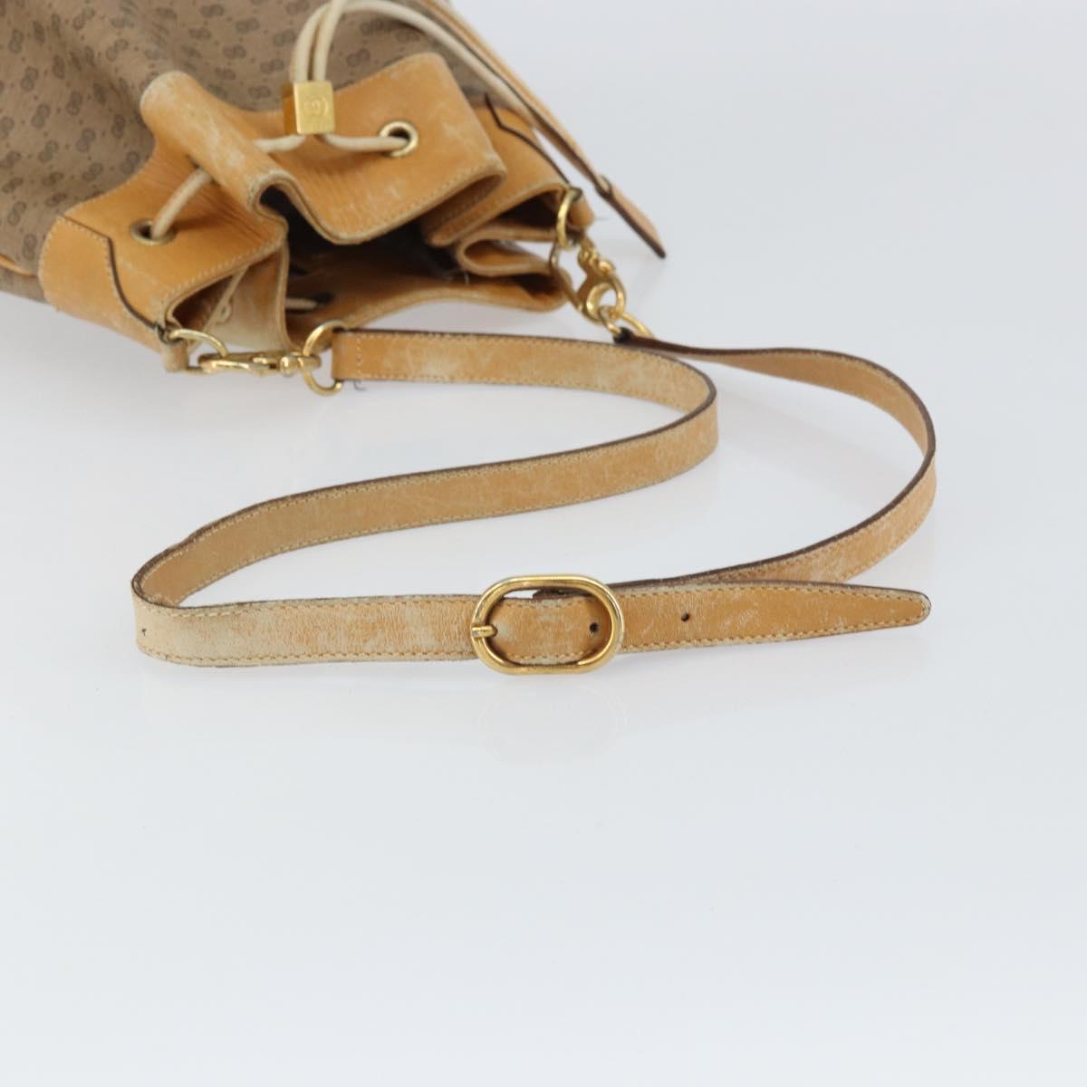 GUCCI Micro GG Supreme Web Sherry Line Bag PVC Beige 001 58 4793 Auth 161752
