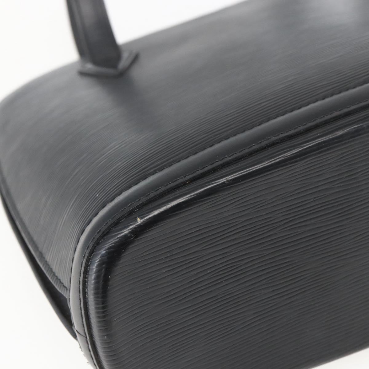 LOUIS VUITTON Epi Lussac Shoulder Bag Black M52282 LV Auth 161758