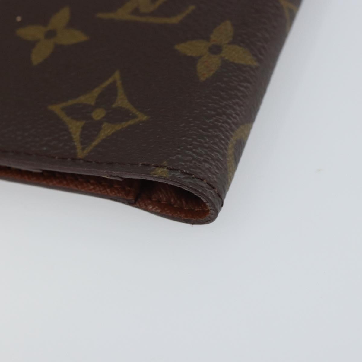 LOUIS VUITTON Monogram Agenda Mini Day Planner Cover R20007 LV Auth 161764