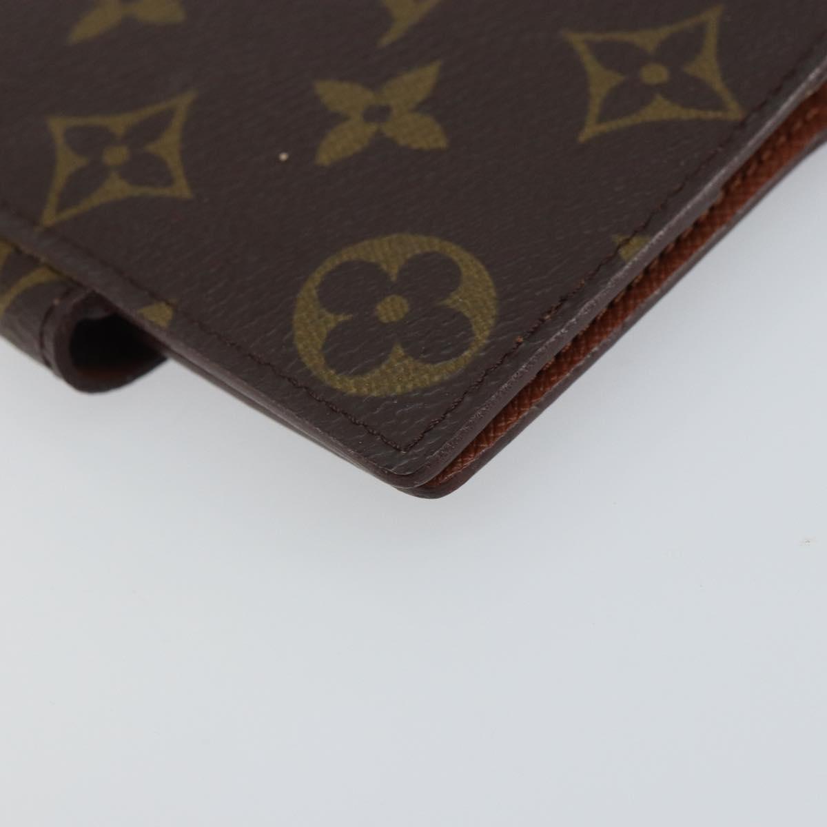 LOUIS VUITTON Monogram Agenda Mini Day Planner Cover R20007 LV Auth 161764