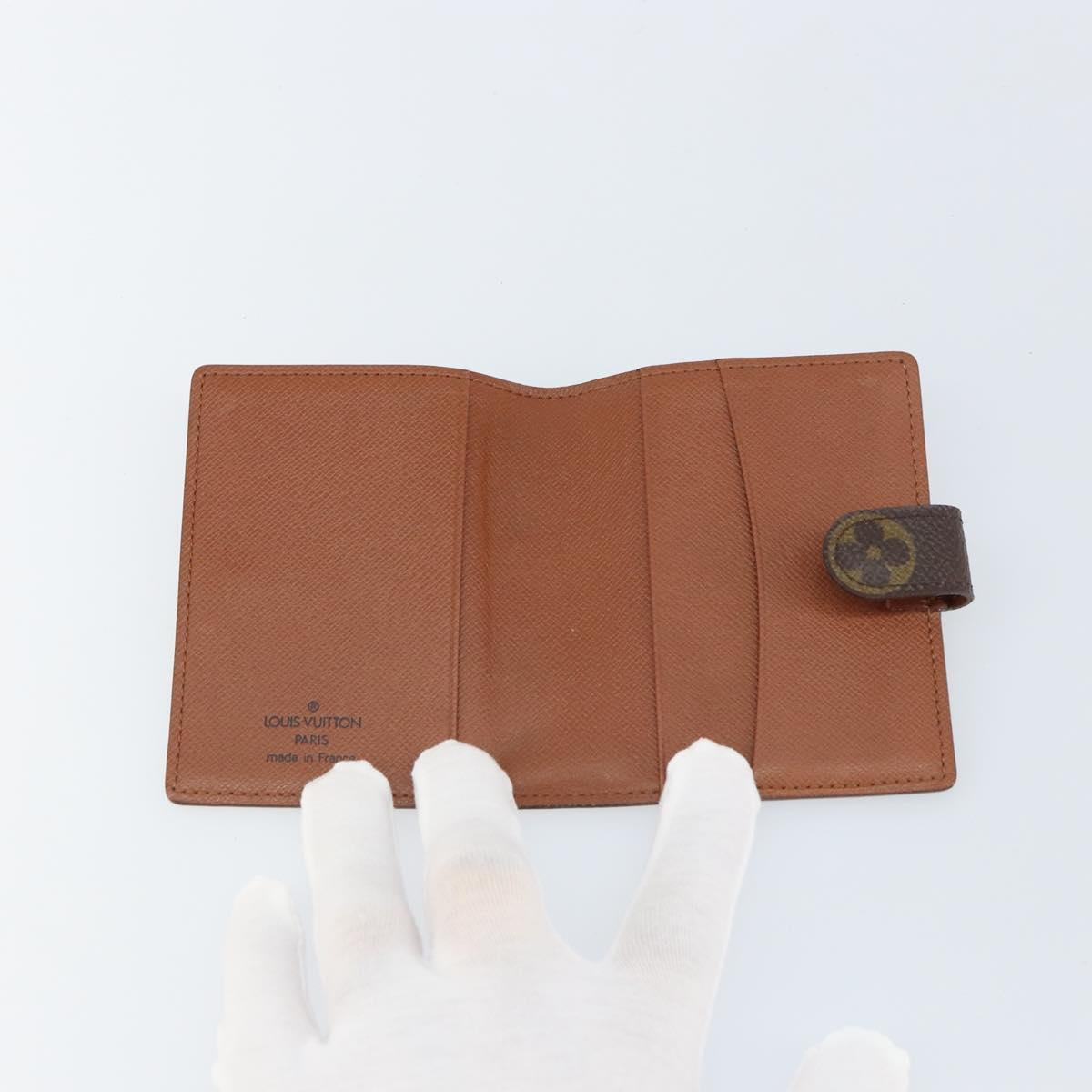 LOUIS VUITTON Monogram Agenda Mini Day Planner Cover R20007 LV Auth 161764