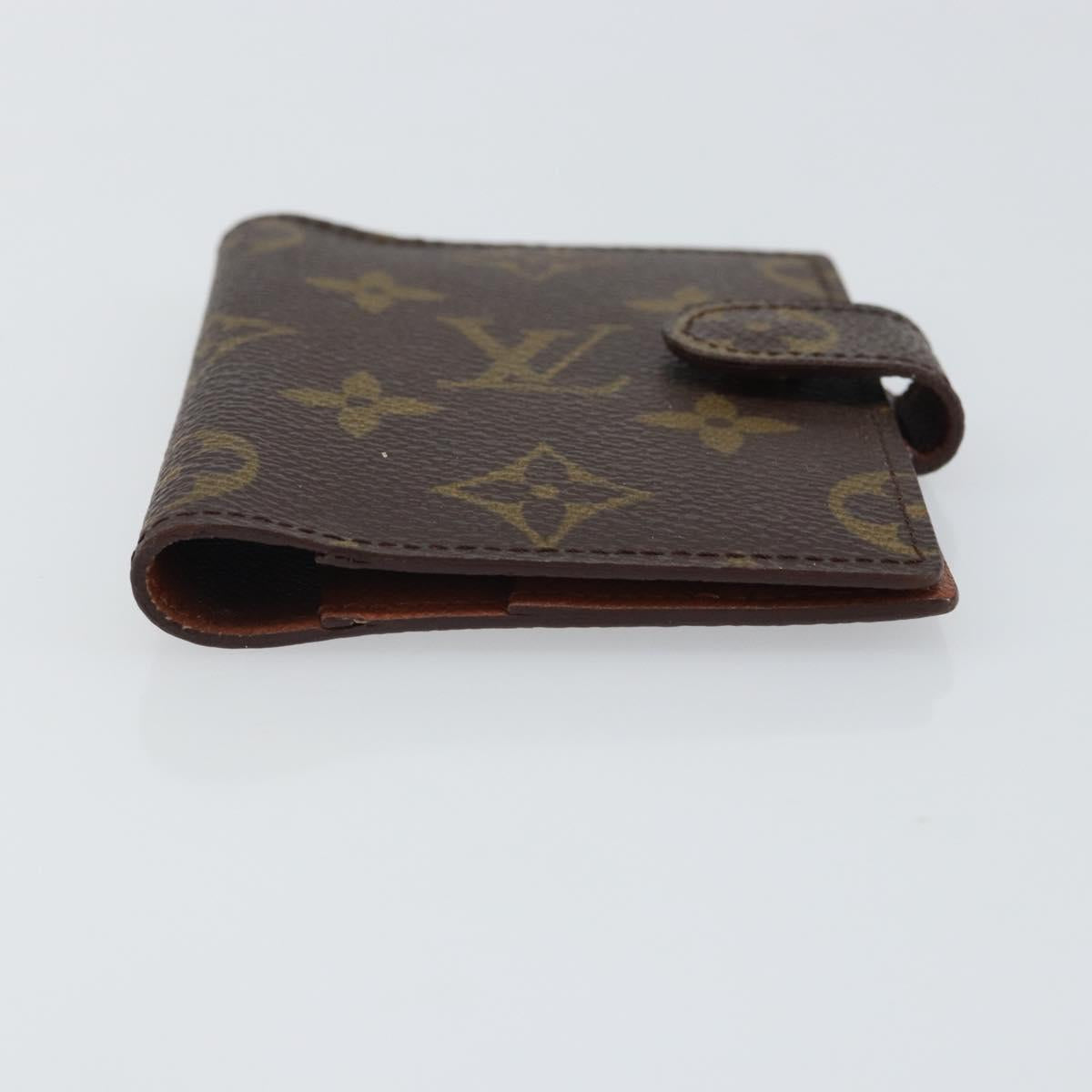 LOUIS VUITTON Monogram Agenda Mini Day Planner Cover R20007 LV Auth 161764