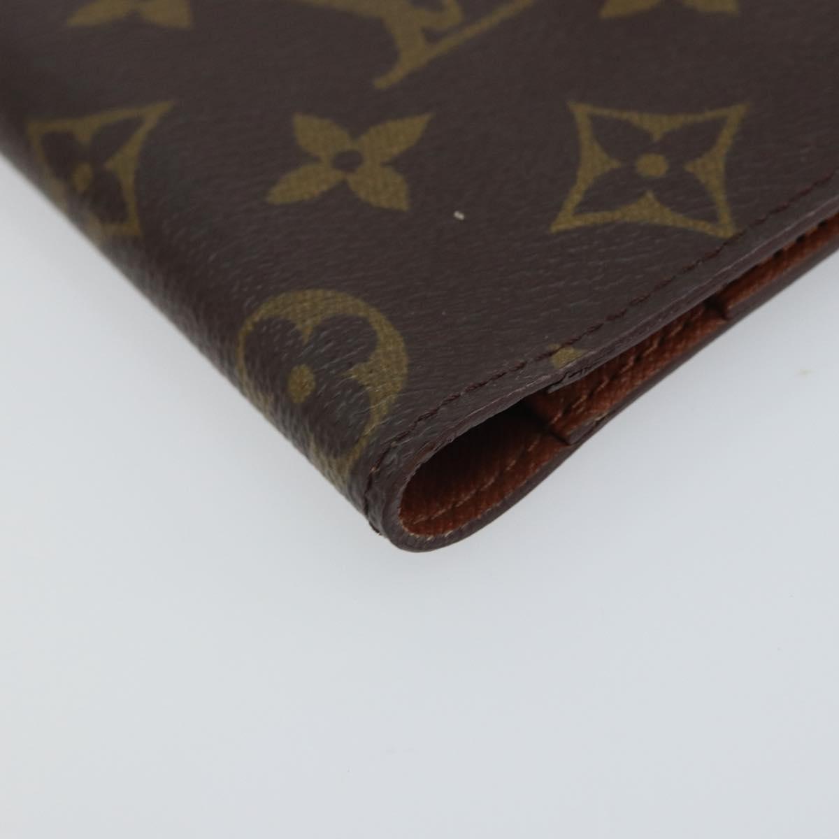 LOUIS VUITTON Monogram Agenda Mini Day Planner Cover R20007 LV Auth 161764