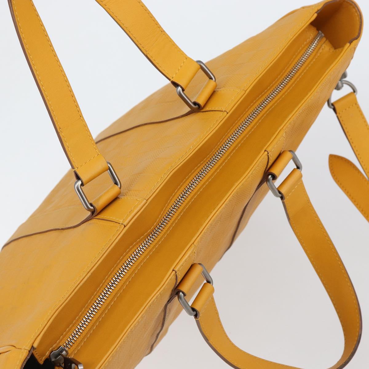 LOUIS VUITTON Damier Infini Neo Tadao Bag 2way Yellow N41228 LV Auth 161769
