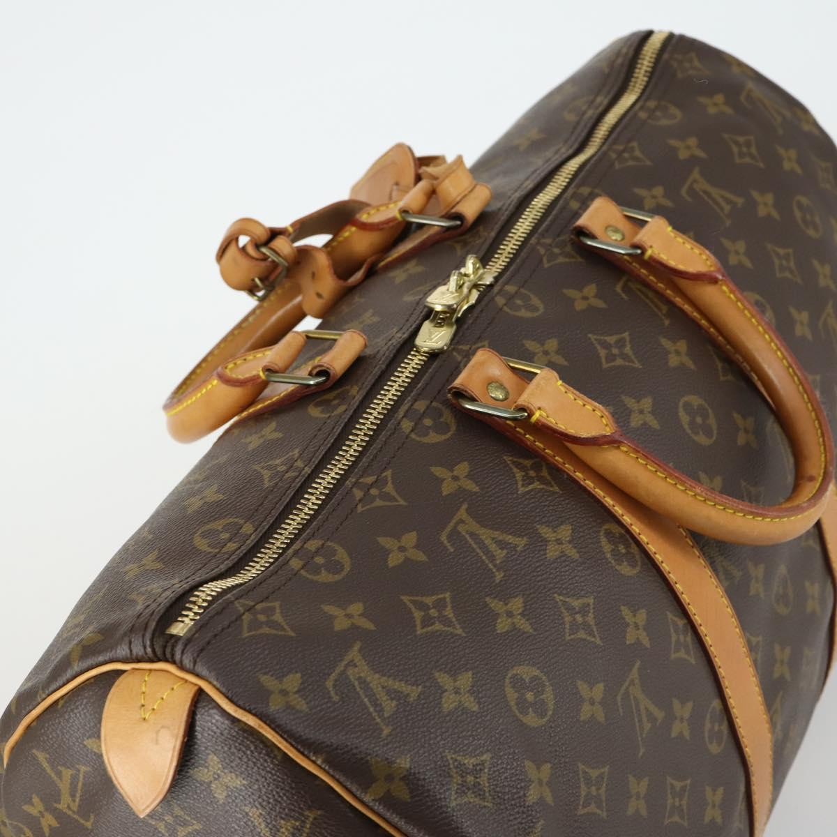 LOUIS VUITTON Monogram Keepall 45 Boston Bag M41428 LV Auth 161775