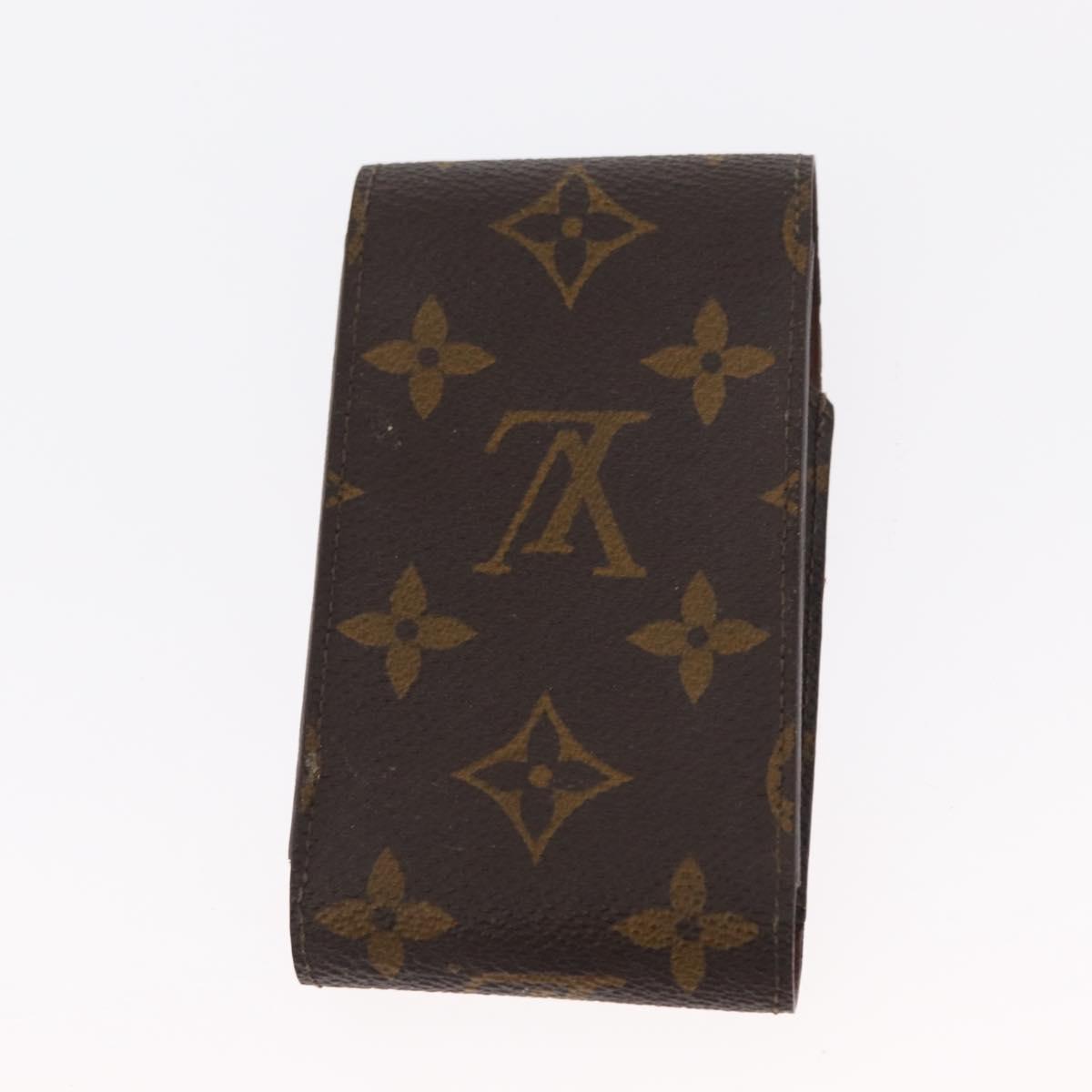 LOUIS VUITTON Monogram Damier Ebene Etui Cigarette Case 2 Set LV Auth 161795