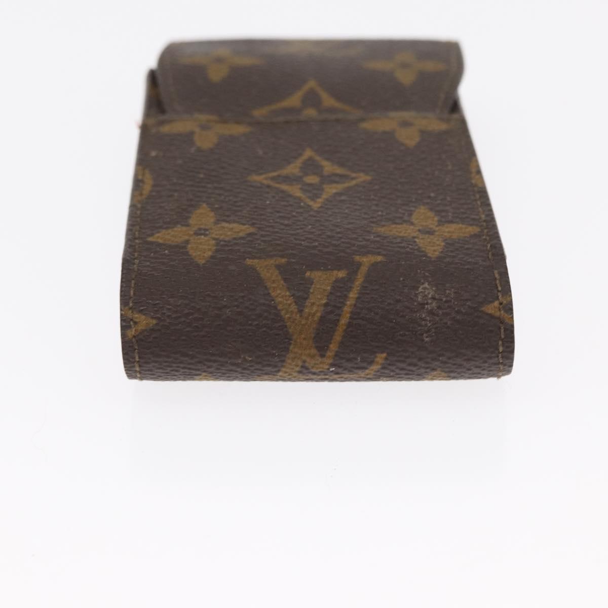 LOUIS VUITTON Monogram Damier Ebene Etui Cigarette Case 2 Set LV Auth 161795