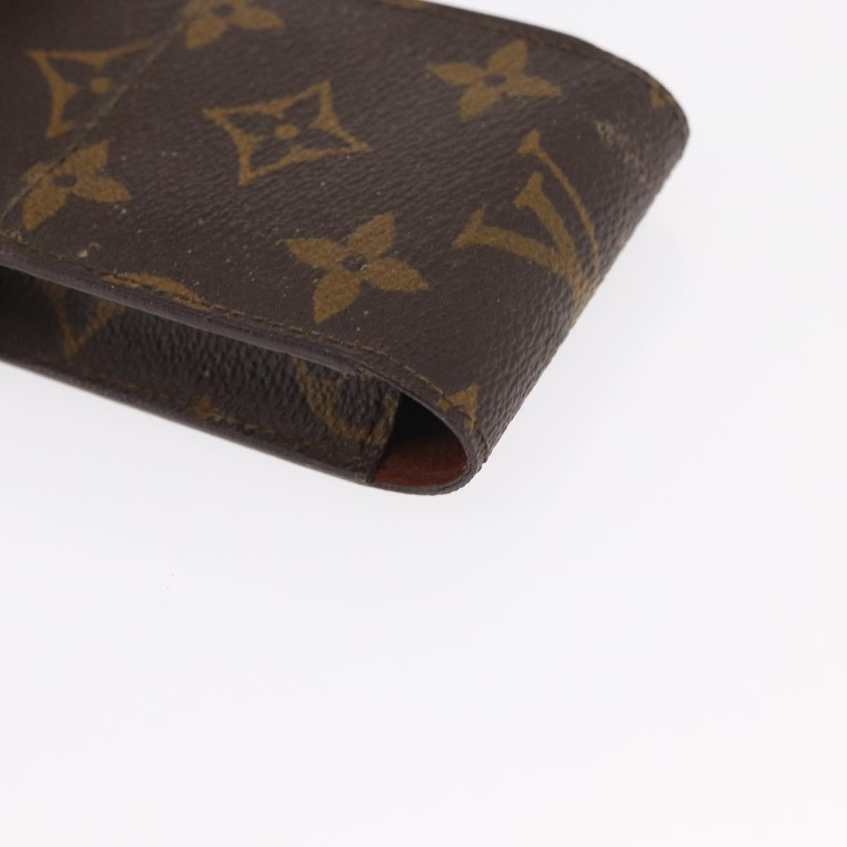 LOUIS VUITTON Monogram Damier Ebene Etui Cigarette Case 2 Set LV Auth 161795