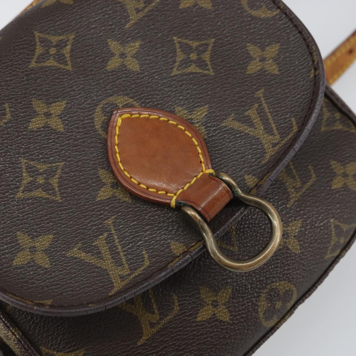 LOUIS VUITTON Monogram Saint Cloud PM Shoulder Bag M51244 LV Auth 161842