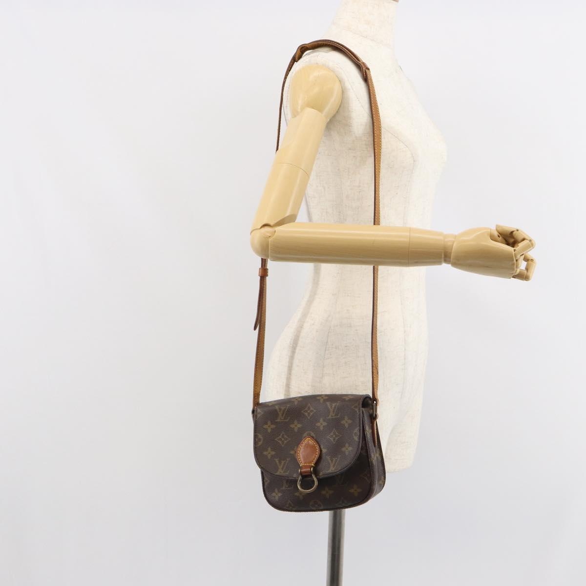 LOUIS VUITTON Monogram Saint Cloud PM Shoulder Bag M51244 LV Auth 161842