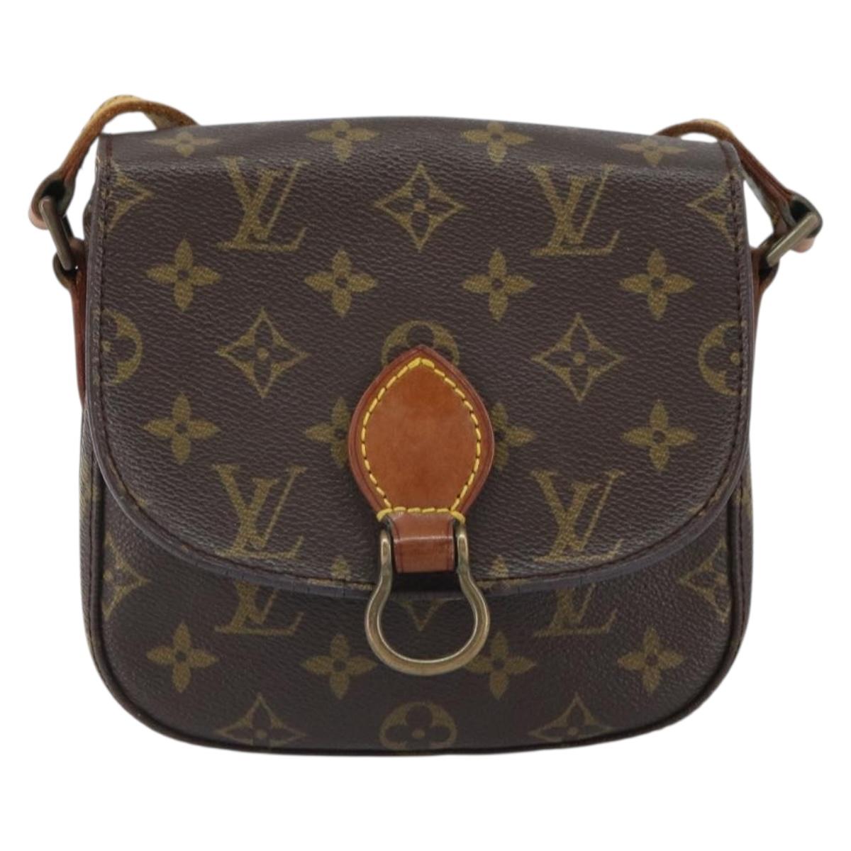 LOUIS VUITTON Monogram Saint Cloud PM Shoulder Bag M51244 LV Auth 161842