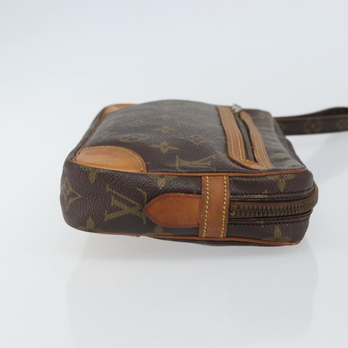 LOUIS VUITTON Monogram Marly Dragonne GM Clutch Bag M51825 LV Auth 161843