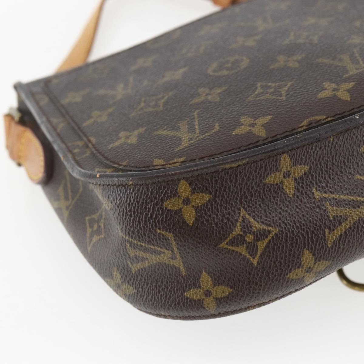 LOUIS VUITTON Monogram Saint Cloud GM Shoulder Bag Vintage M51242 LV Auth 161844