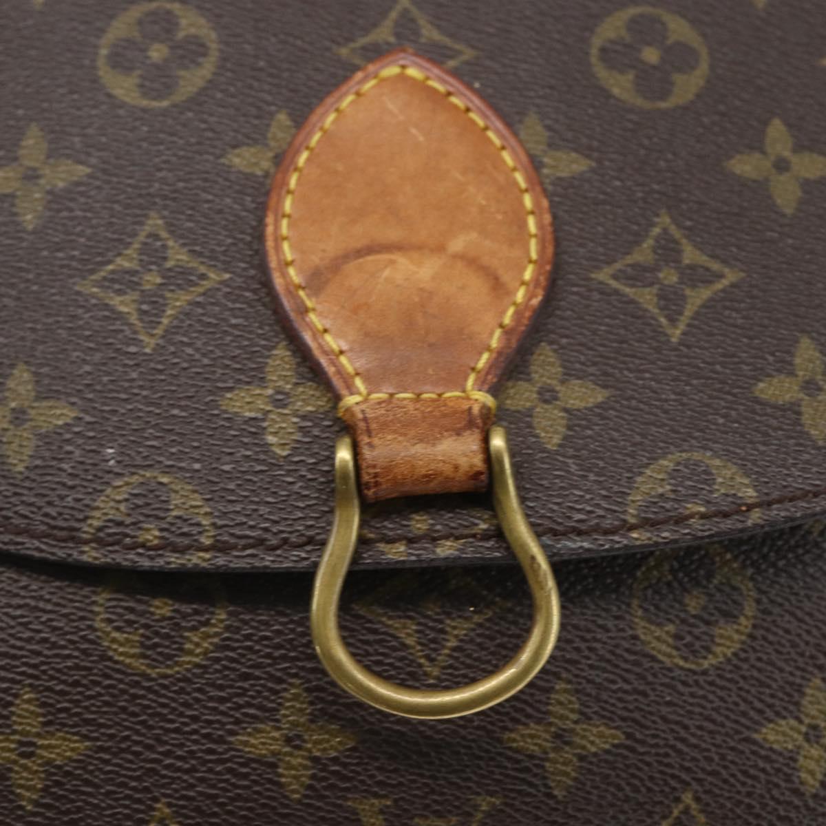 LOUIS VUITTON Monogram Saint Cloud GM Shoulder Bag Vintage M51242 LV Auth 161844