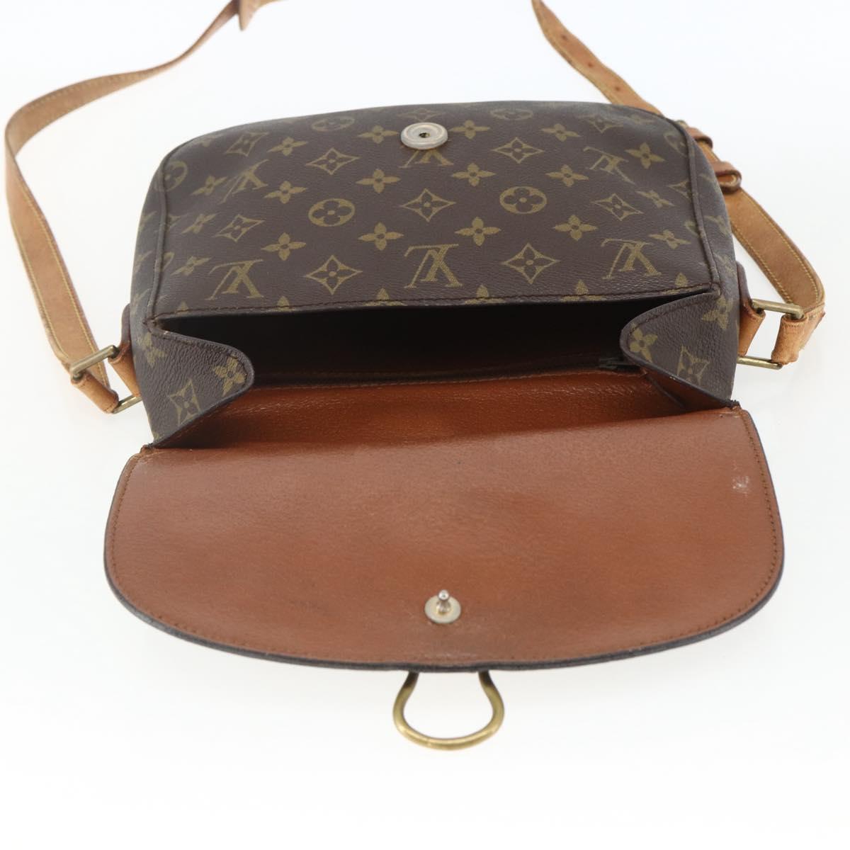 LOUIS VUITTON Monogram Saint Cloud GM Shoulder Bag Vintage M51242 LV Auth 161844