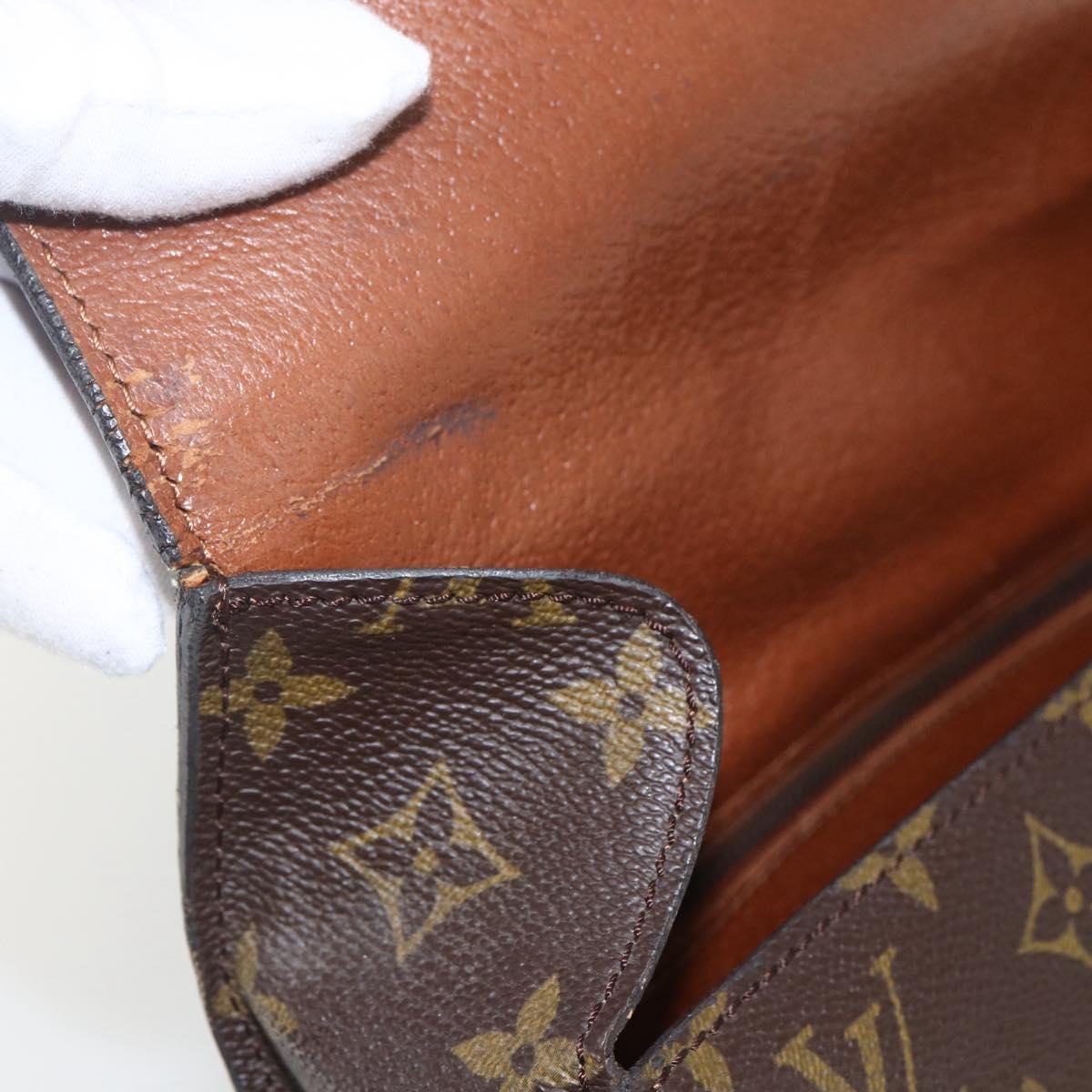 LOUIS VUITTON Monogram Saint Cloud GM Shoulder Bag Vintage M51242 LV Auth 161844