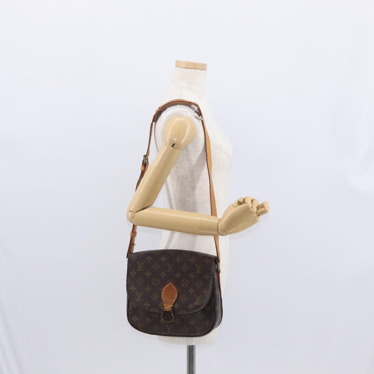 LOUIS VUITTON Monogram Saint Cloud GM Shoulder Bag M51242 LV Auth 161845