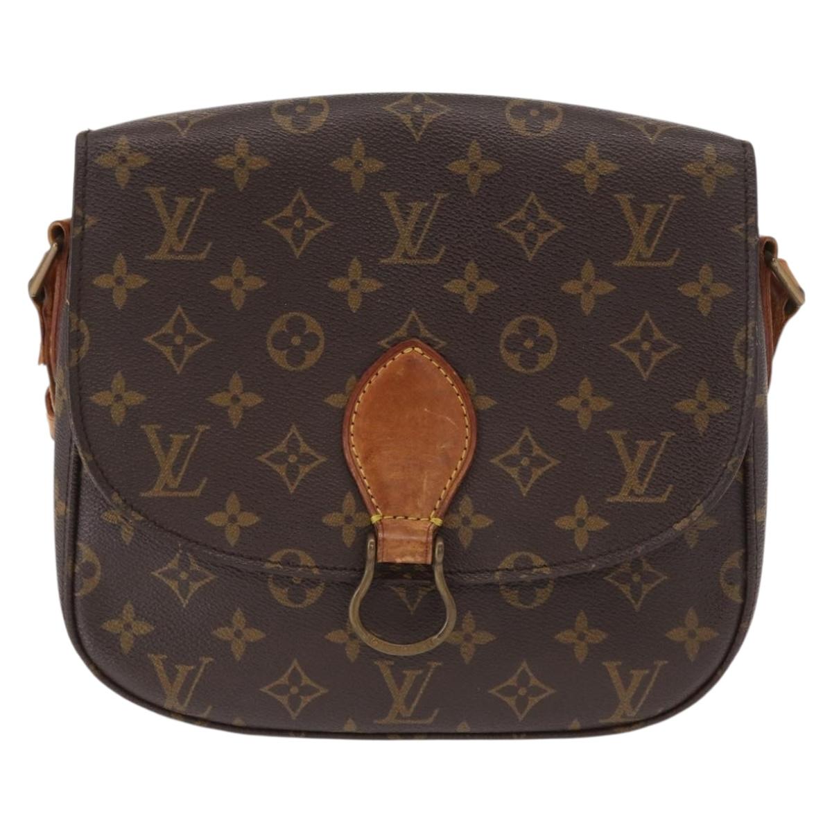 LOUIS VUITTON Monogram Saint Cloud GM Shoulder Bag M51242 LV Auth 161845