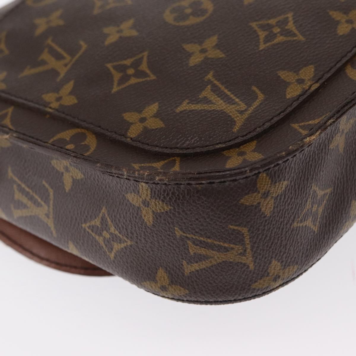 LOUIS VUITTON Monogram Saint Cloud GM Shoulder Bag M51242 LV Auth 161846