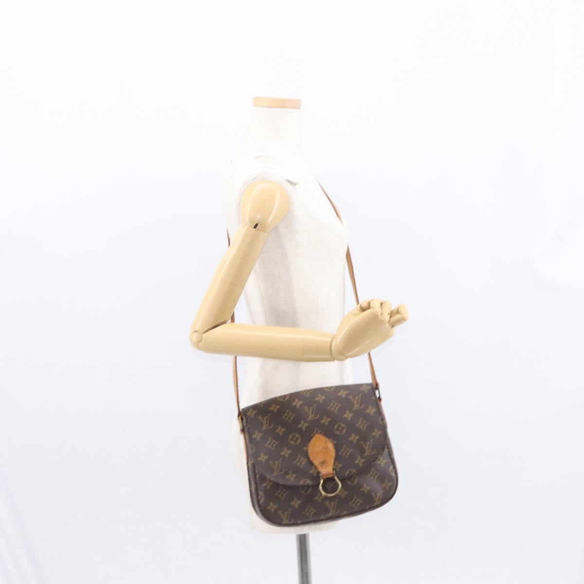 LOUIS VUITTON Monogram Saint Cloud GM Shoulder Bag M51242 LV Auth 161846