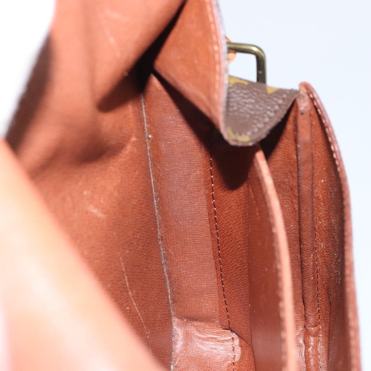 LOUIS VUITTON Monogram Cartouchiere MM Shoulder Bag M51253 LV Auth 161847