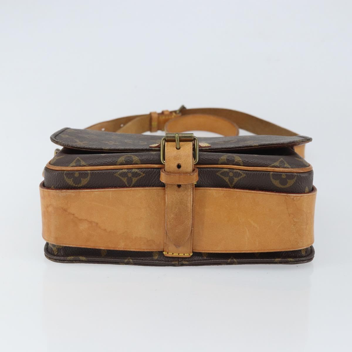 LOUIS VUITTON Monogram Cartouchiere MM Shoulder Bag M51253 LV Auth 161847