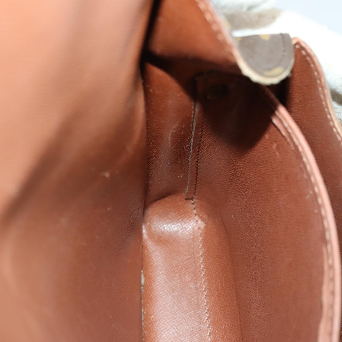 LOUIS VUITTON Monogram Cartouchiere MM Shoulder Bag M51253 LV Auth 161848