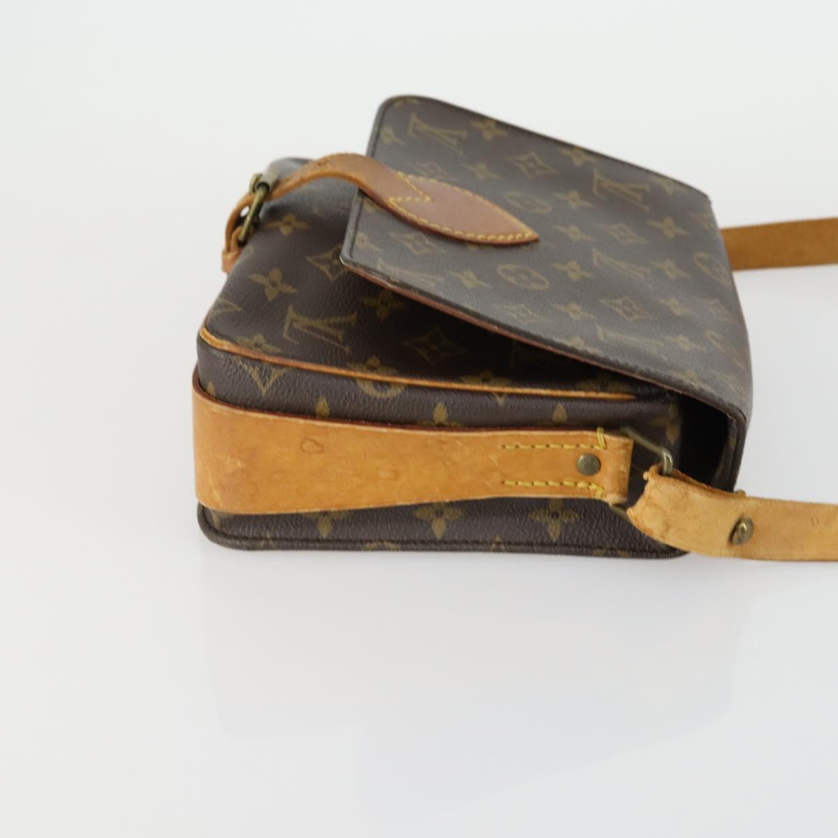 LOUIS VUITTON Monogram Cartouchiere MM Shoulder Bag M51253 LV Auth 161848