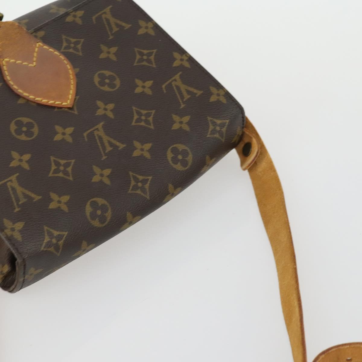 LOUIS VUITTON Monogram Cartouchiere MM Shoulder Bag M51253 LV Auth 161848