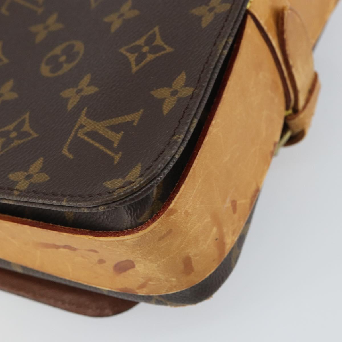 LOUIS VUITTON Monogram Cartouchiere MM Shoulder Bag M51253 LV Auth 161849