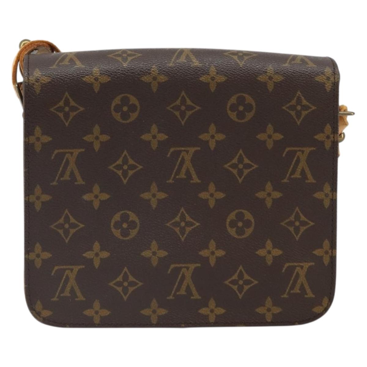 LOUIS VUITTON Monogram Cartouchiere MM Shoulder Bag M51253 LV Auth 161849