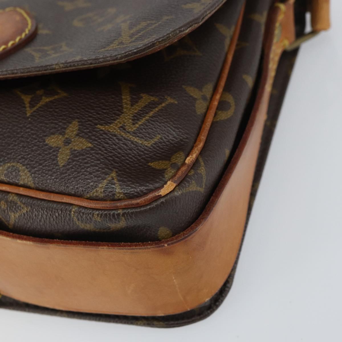 LOUIS VUITTON Monogram Cartouchiere MM Shoulder Bag M51253 LV Auth 161850