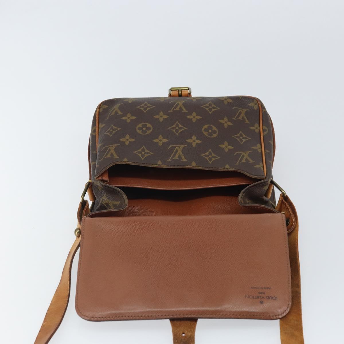 LOUIS VUITTON Monogram Cartouchiere MM Shoulder Bag M51253 LV Auth 161850