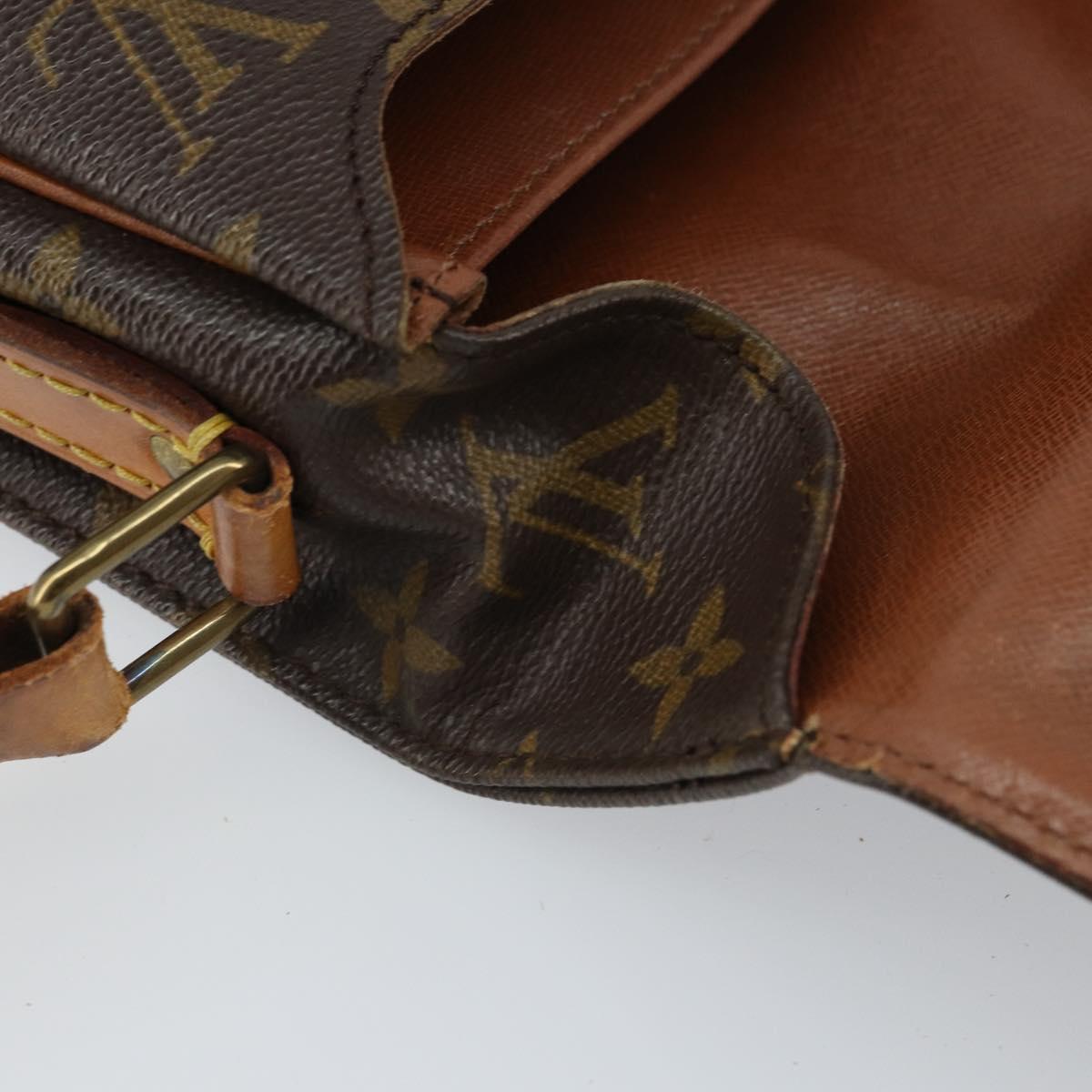 LOUIS VUITTON Monogram Cartouchiere MM Shoulder Bag M51253 LV Auth 161850