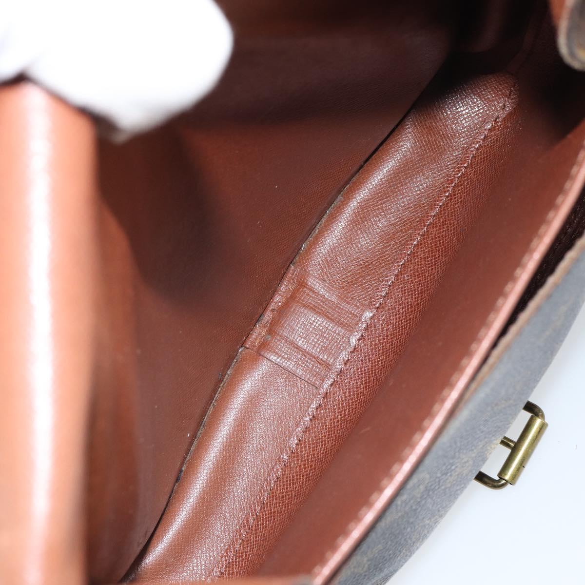 LOUIS VUITTON Monogram Cartouchiere MM Shoulder Bag M51253 LV Auth 161850