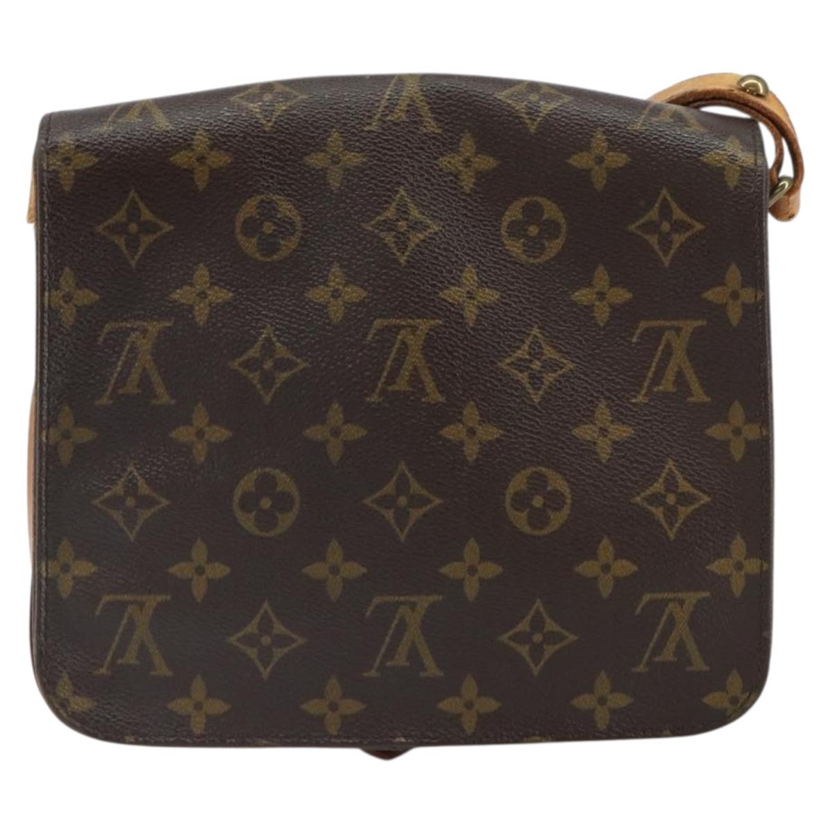 LOUIS VUITTON Monogram Cartouchiere MM Shoulder Bag M51253 LV Auth 161850