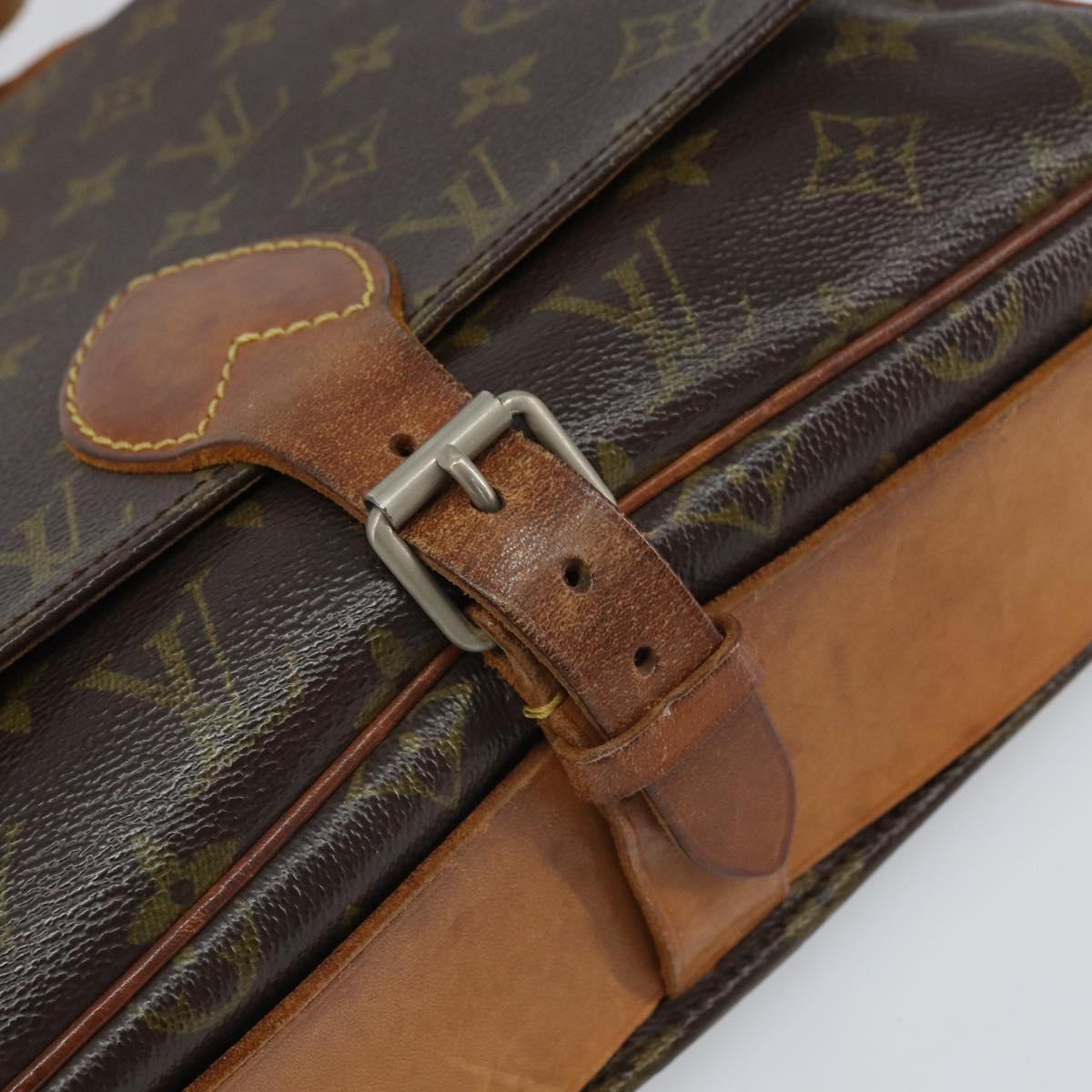 LOUIS VUITTON Monogram Cartouchiere GM Shoulder Bag Vintage M51252 Auth 161851