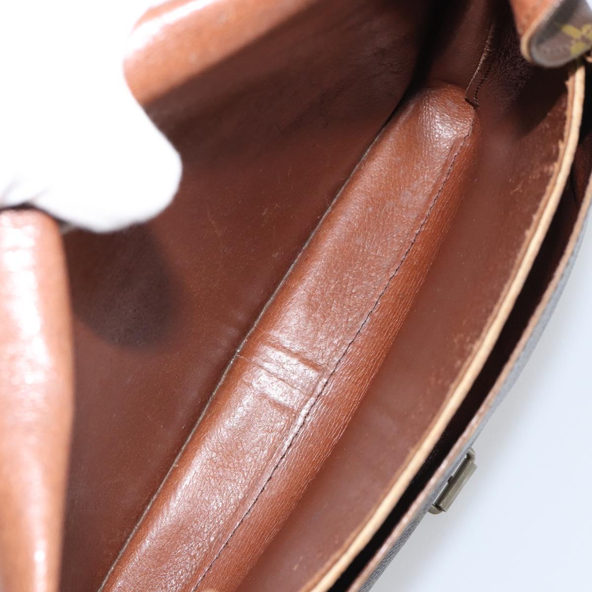 LOUIS VUITTON Monogram Cartouchiere GM Shoulder Bag Vintage M51252 Auth 161851