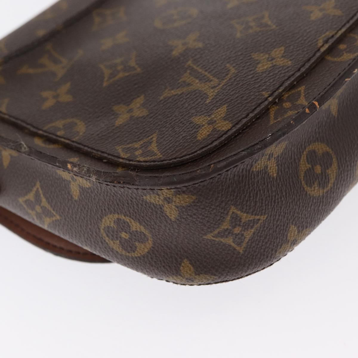 LOUIS VUITTON Monogram Saint Cloud MM Shoulder Bag M51243 LV Auth 161862