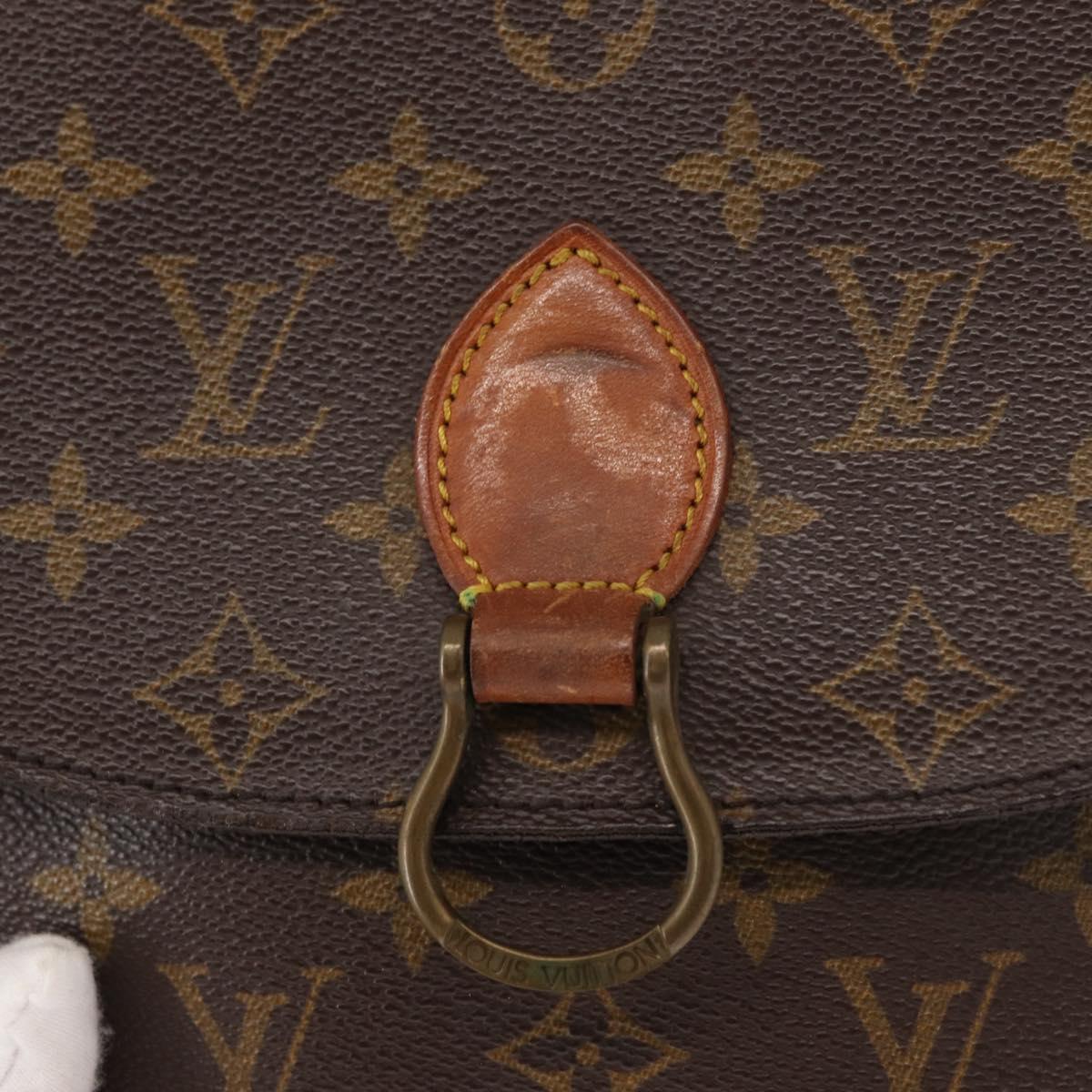 LOUIS VUITTON Monogram Saint Cloud MM Shoulder Bag M51243 LV Auth 161862