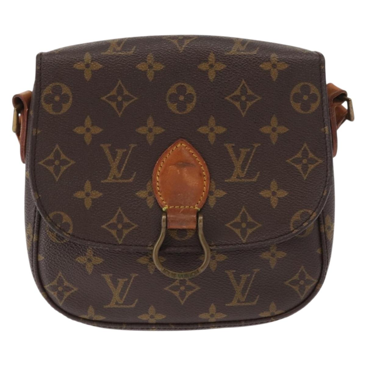 LOUIS VUITTON Monogram Saint Cloud MM Shoulder Bag M51243 LV Auth 161862