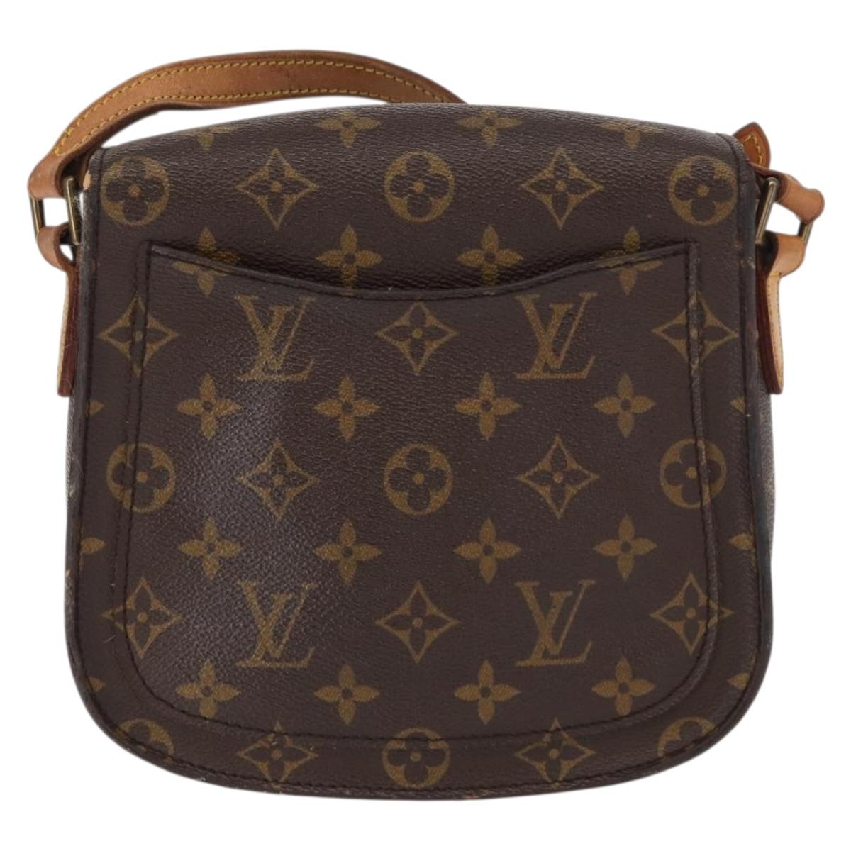 LOUIS VUITTON Monogram Saint Cloud MM Shoulder Bag M51243 LV Auth 161862