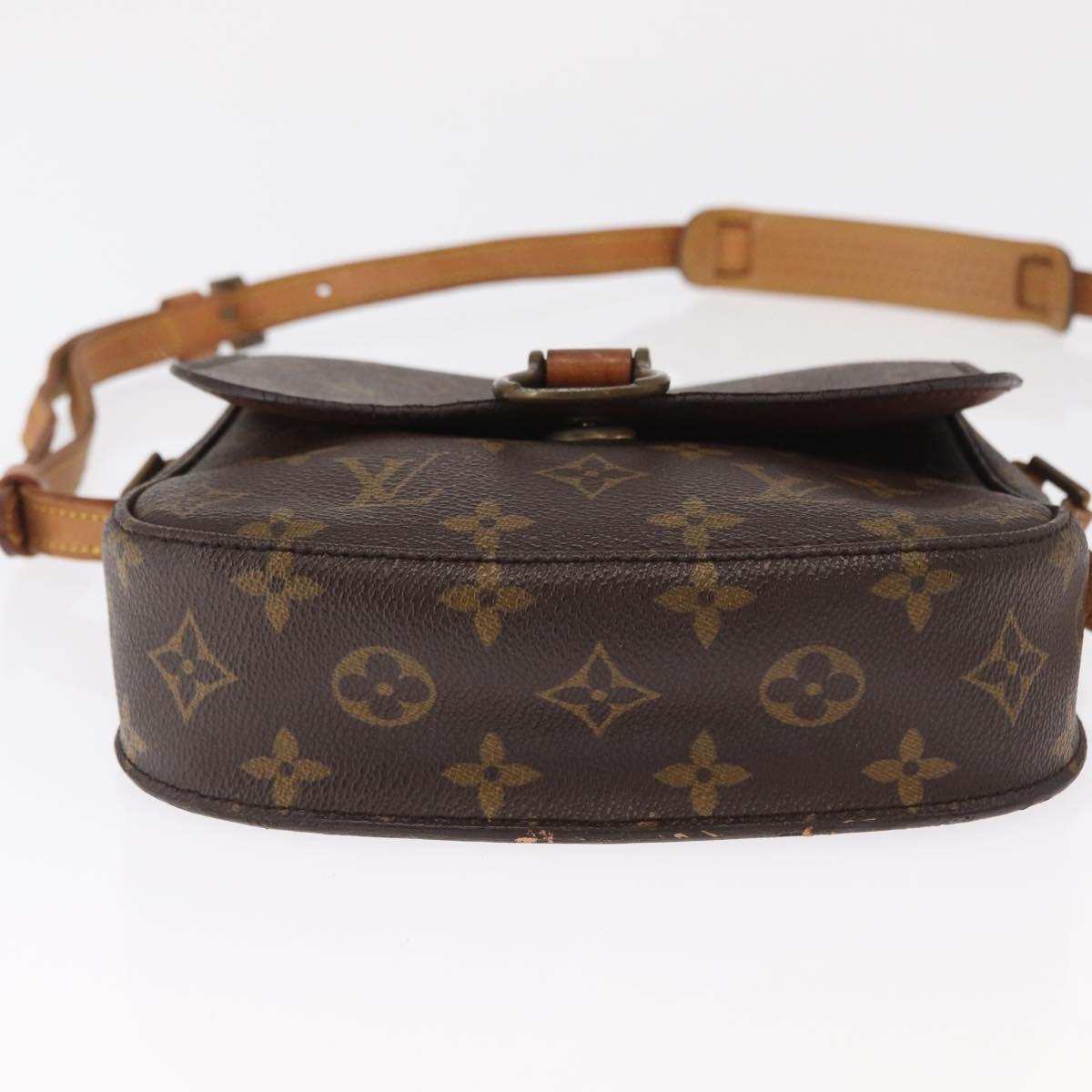 LOUIS VUITTON Monogram Saint Cloud MM Shoulder Bag M51243 LV Auth 161862