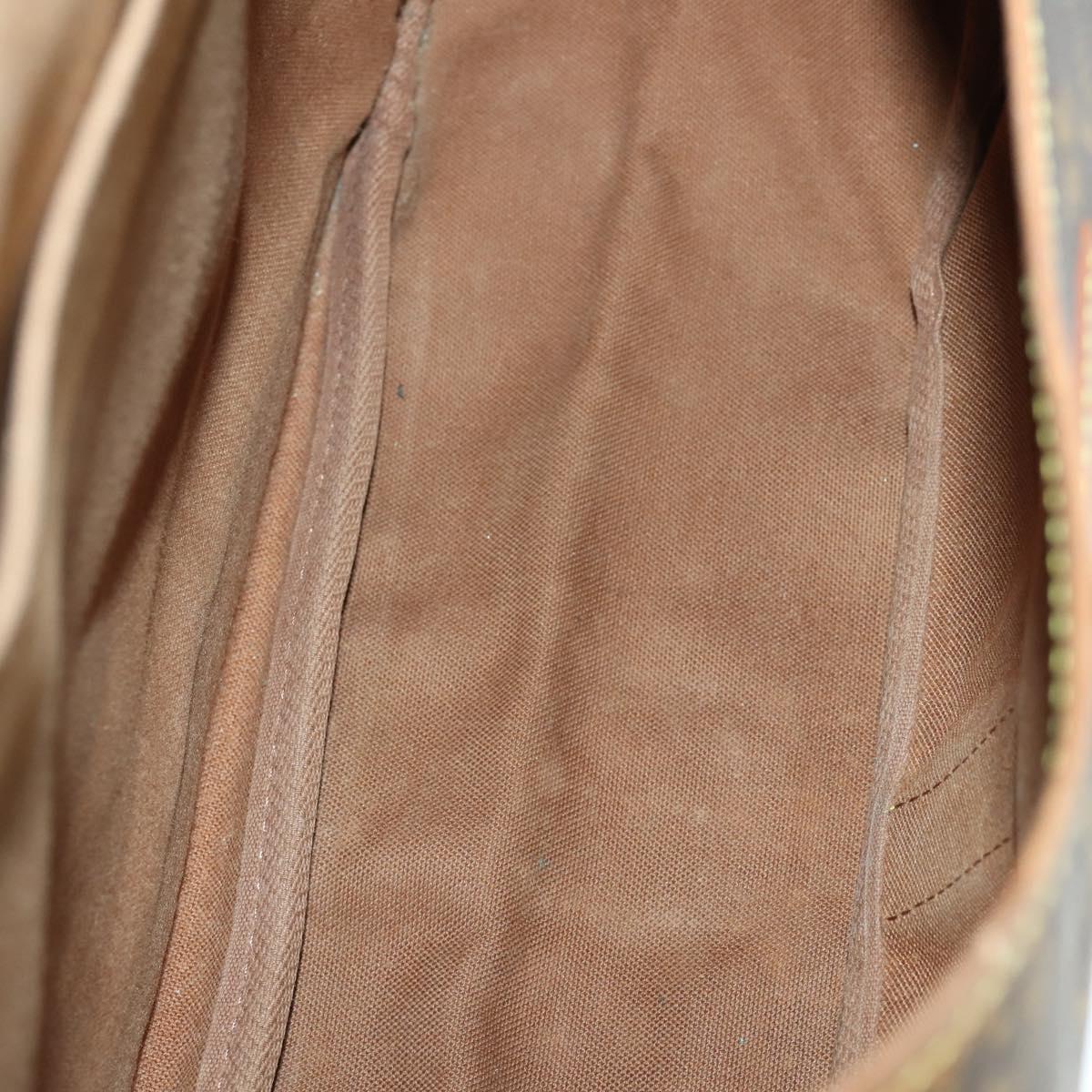 LOUIS VUITTON Monogram Saumur 35 Shoulder Bag M42254 LV Auth 161870