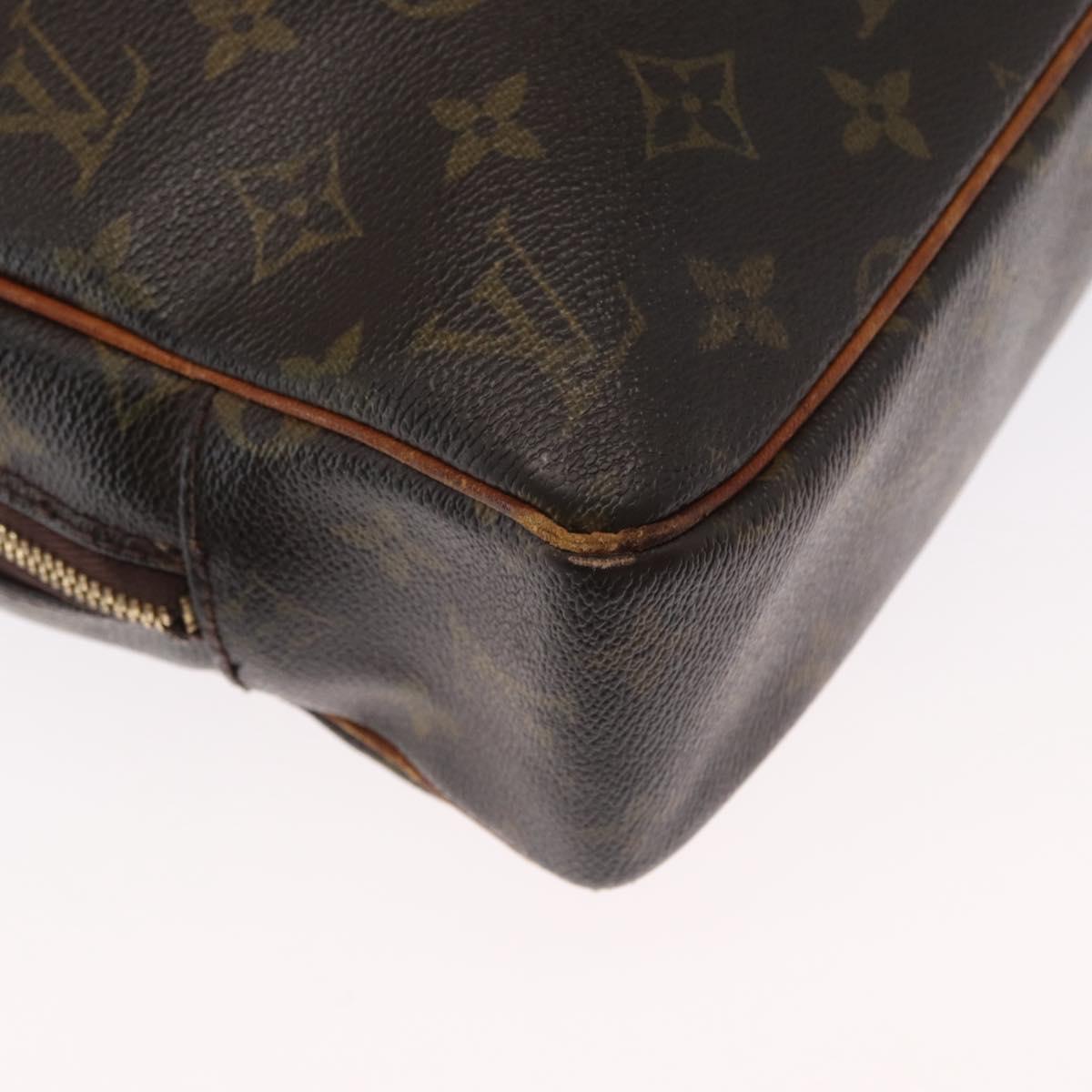 LOUIS VUITTON Monogram Porte Documents Pegas Hand Bag M53343 LV Auth 161871