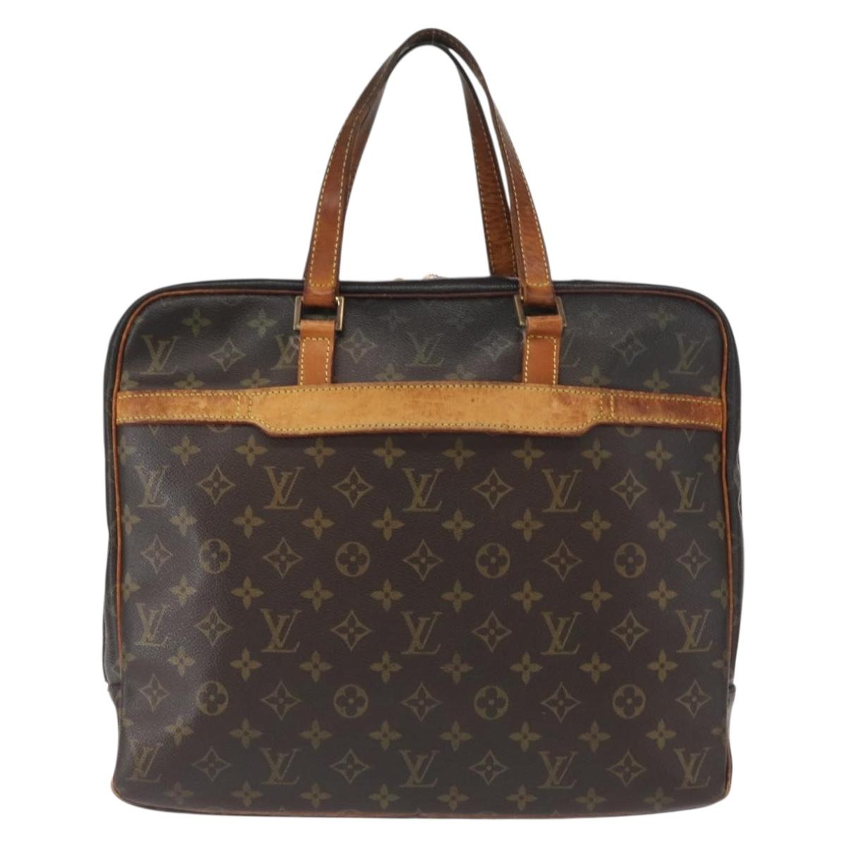 LOUIS VUITTON Monogram Porte Documents Pegas Hand Bag M53343 LV Auth 161871