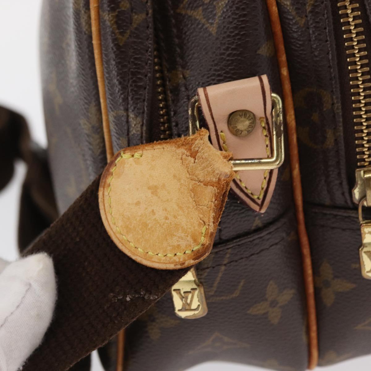 LOUIS VUITTON Monogram Reporter PM Shoulder Bag M45254 LV Auth 161872