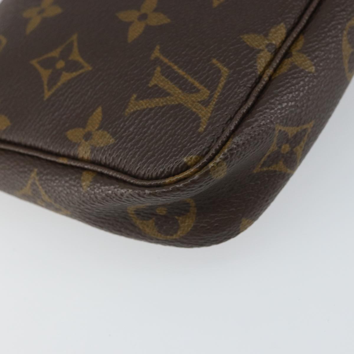 LOUIS VUITTON Monogram Pochette Accessoires Pouch M51980 LV Auth 161878