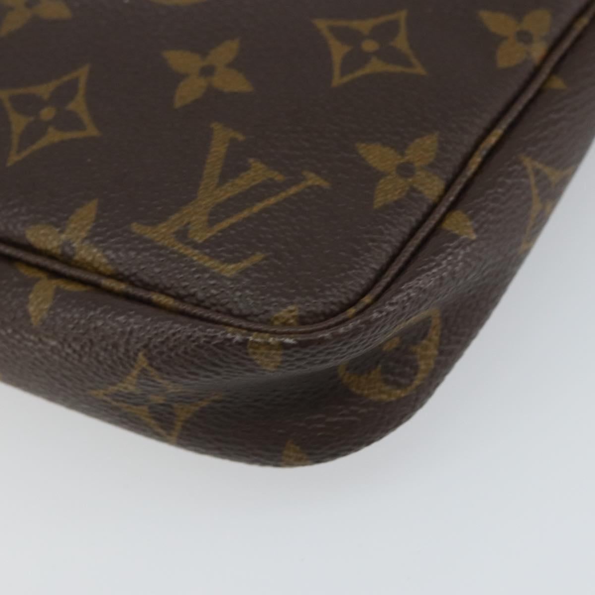 LOUIS VUITTON Monogram Pochette Accessoires Pouch M51980 LV Auth 161878