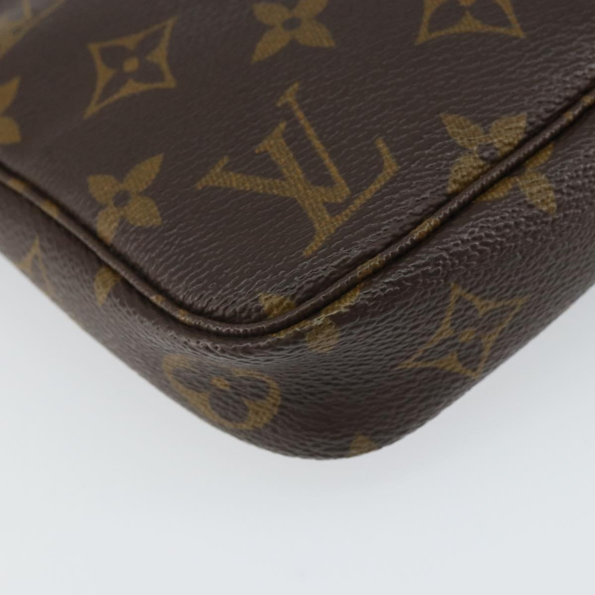LOUIS VUITTON Monogram Pochette Accessoires Pouch M51980 LV Auth 161878